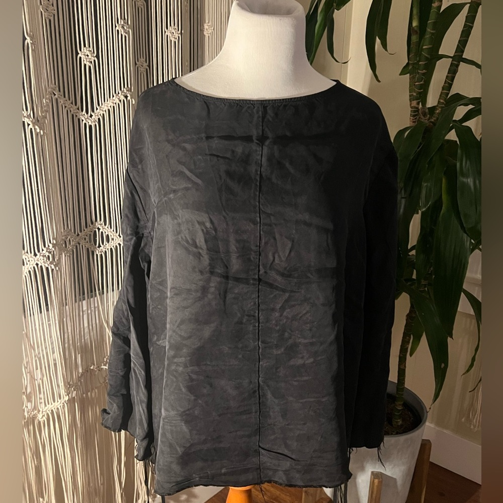 One Teaspoon Frayed Hem blouse